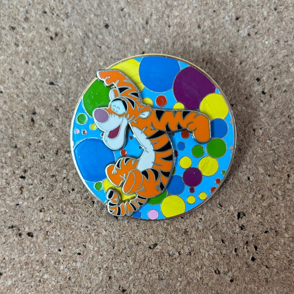 Spinning Tigger Disney Trading Pin